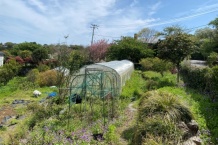 あじろ南熱海が丘 高台から山並みを眺望する約235坪売地